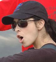 woman in hat and sunglasses