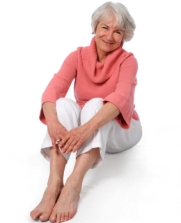 womoen sitting
